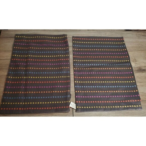 2 New Crate & Barrel Julian Pillow Covers‎ 12"×18"